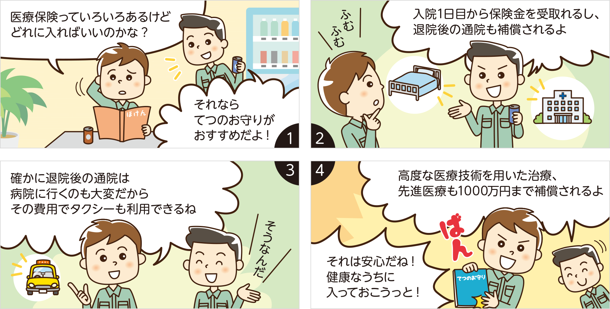 漫画で見る補償のあらまし